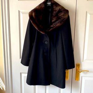Tahari black coat